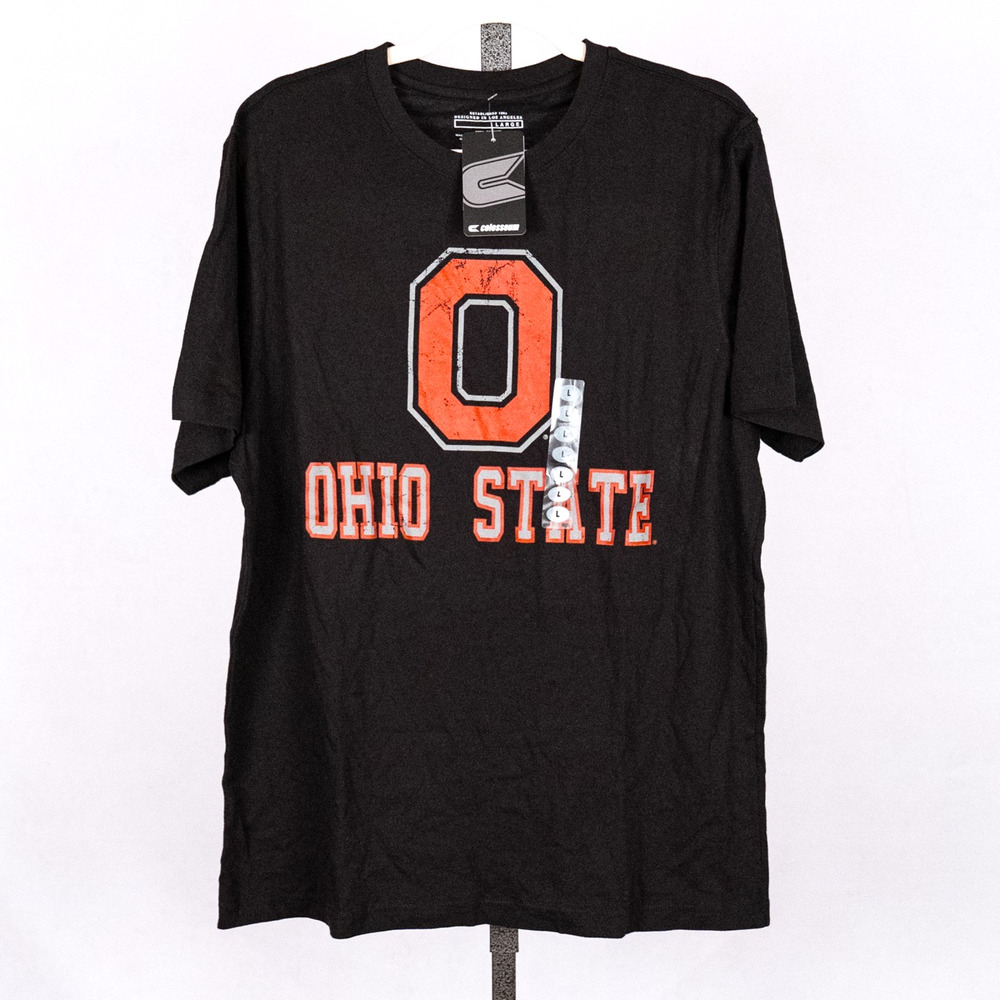 Ohio State Buckeyes Short Sleeve Tee T-Shirt Men's SZ LARGE Colosseum Athletic